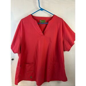 Crocs scrub top pink 2x xxl shirt